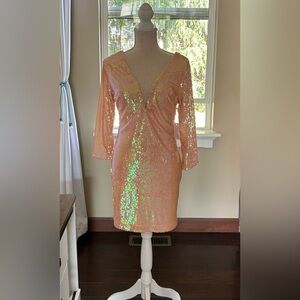 Venus Beautiful Venus Sequence Midi Dress Size Small NWT🔥